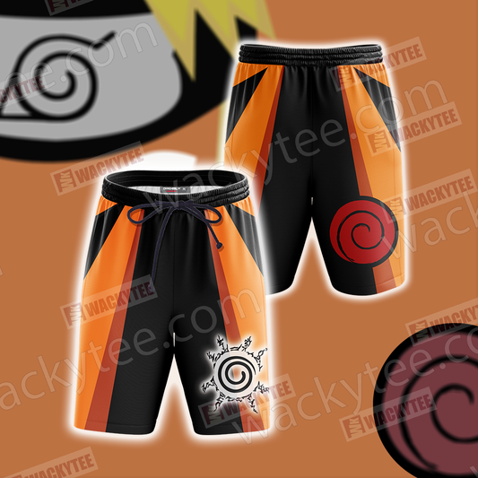Naruto 3D Beach Shorts