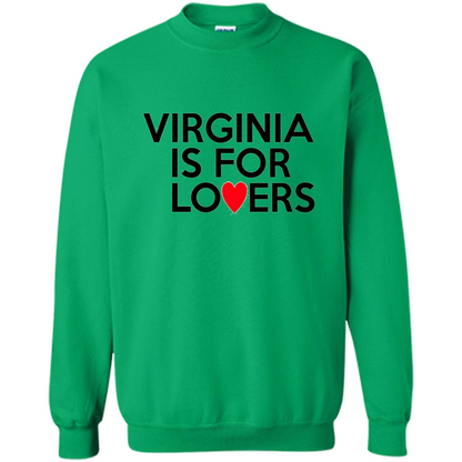 Virginia Is For The Lovers T-shirt Irish Green