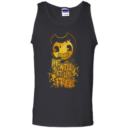 He Will Set Us Free T-shirt Black