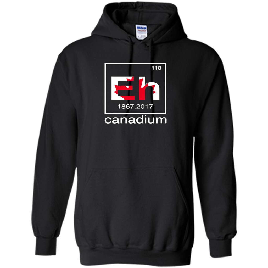 Funny Canadian T-shirt Canada Element Eh - 150 years T-Shirt Black