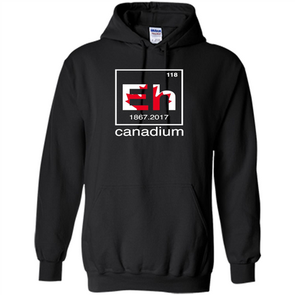 Funny Canadian T-shirt Canada Element Eh - 150 years T-Shirt Black