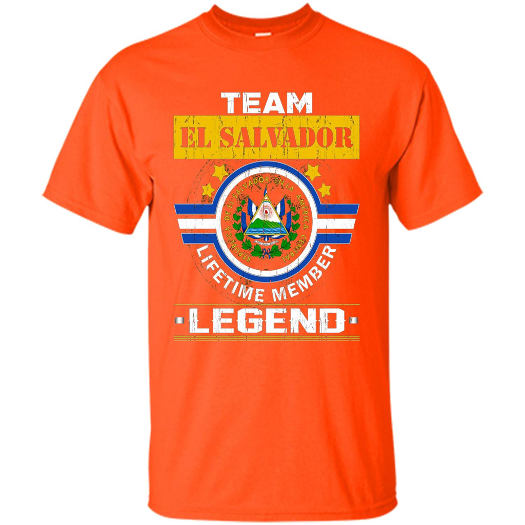 Team El Salvador Lifetime Member Legend T-shirt Orange
