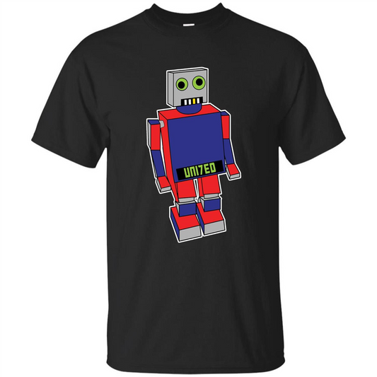 Robot T-shirt Gift for Kids Black