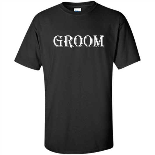Groom T-shirt Black