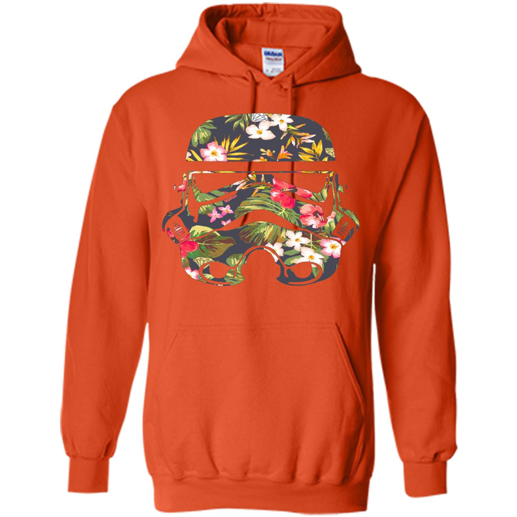 Tropical Stormtrooper Graphic T-Shirt Orange
