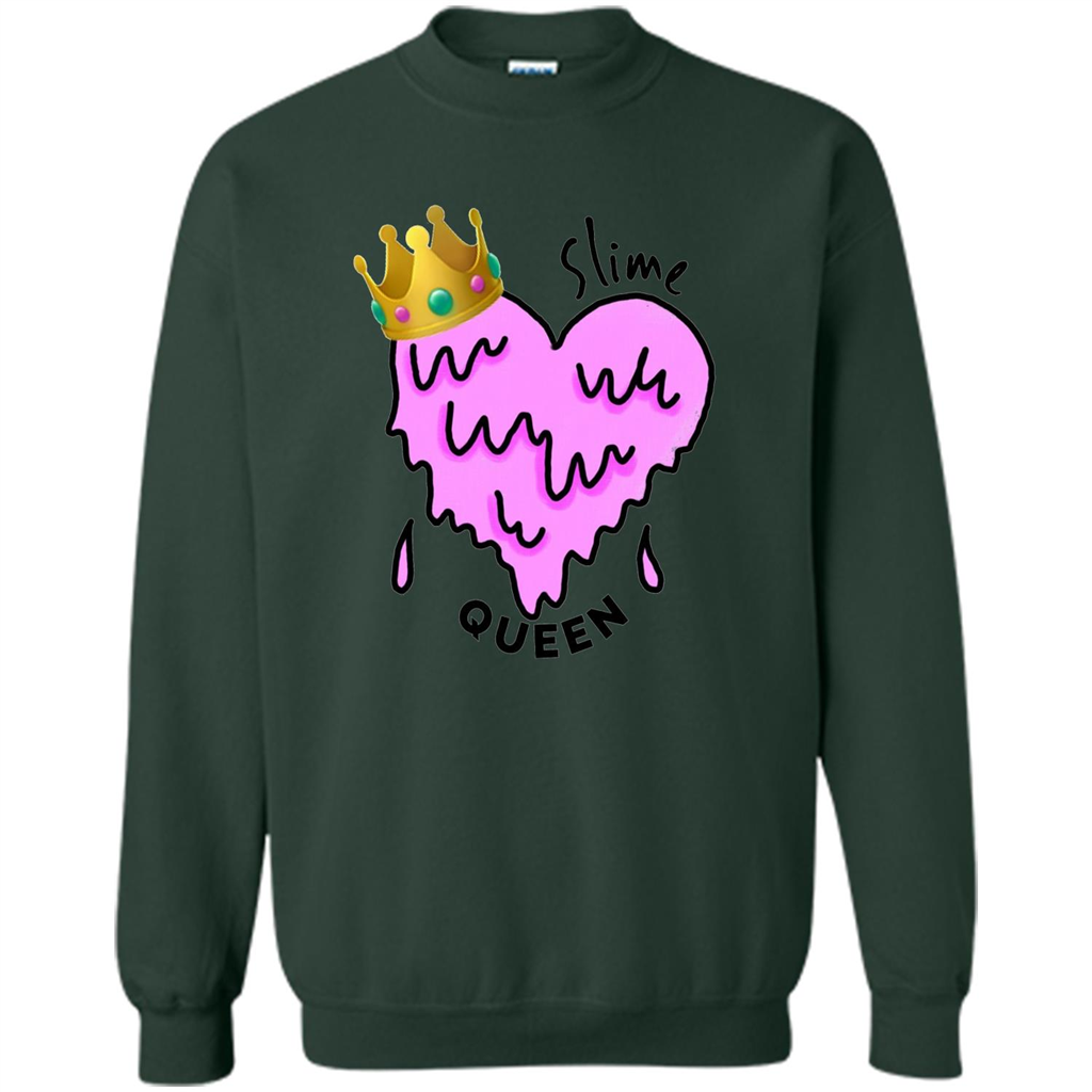 Slime Queen Heart T-Shirt Forest Green