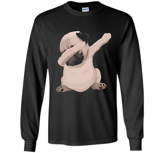 Funny Pug Dab Shirt - Dabbing Pug T-shirt Black
