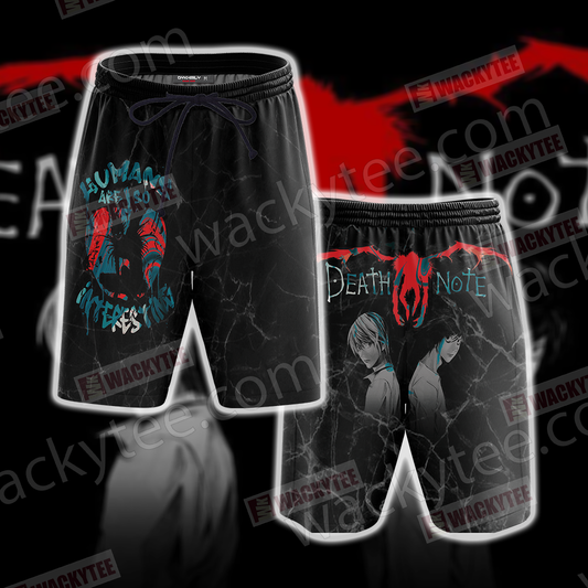 Death note 3D Unisex Beach Shorts