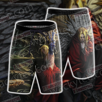 Fullmetal Alchemist Edward Elric Beach Shorts