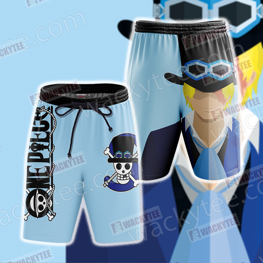 One Piece Sabo Minimalist Beach Shorts