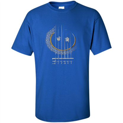 Guitar T-shirt Love Go Where The Guitar Takes You Royal