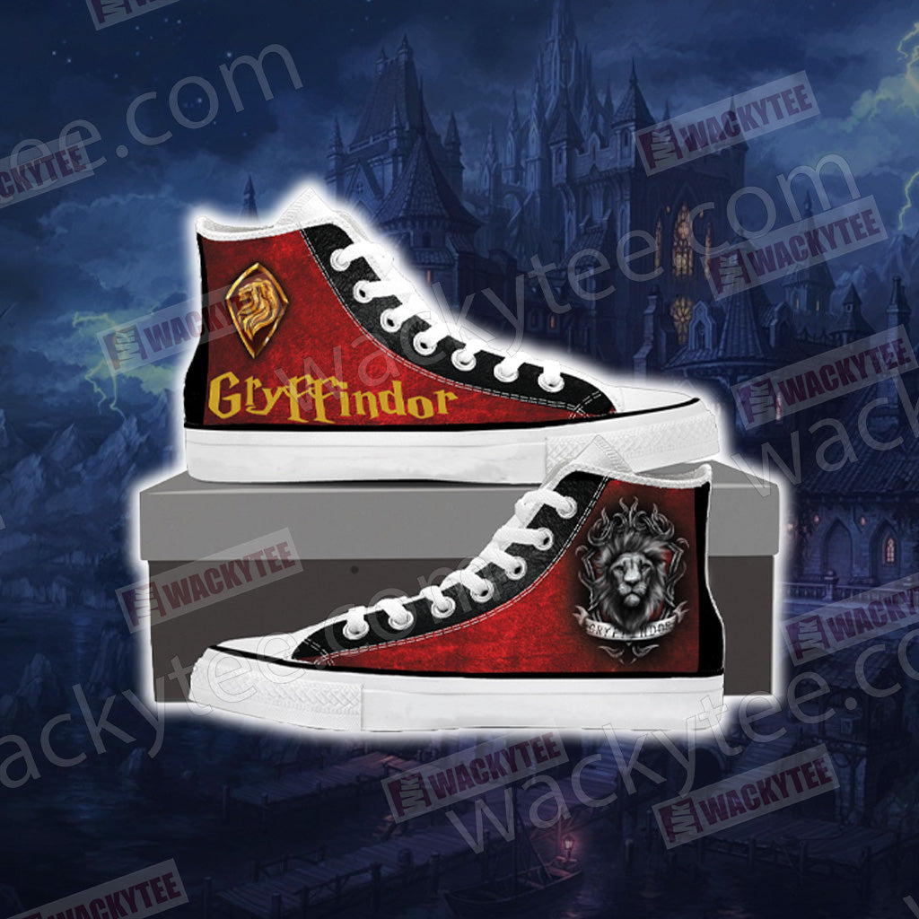 Harry Potter - Gryffindor House Wacky Style New High Top Shoes SIZE 47