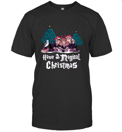 Have A Magical Christmas Harry Potter T-Shirt T-Shirt Black