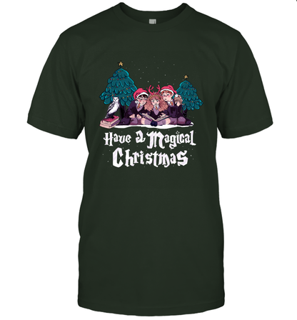 Have A Magical Christmas Harry Potter T-Shirt T-Shirt Forest Green