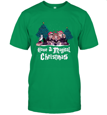 Have A Magical Christmas Harry Potter T-Shirt T-Shirt Irish Green