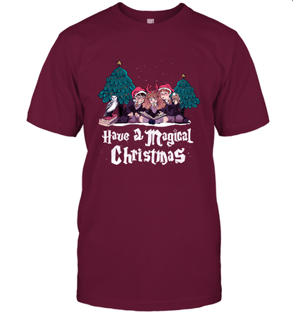 Have A Magical Christmas Harry Potter T-Shirt T-Shirt Maroon