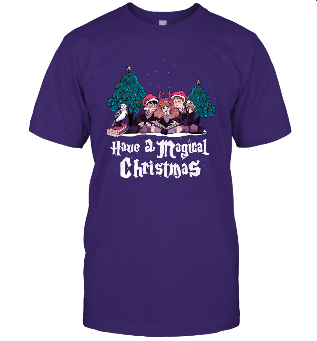Have A Magical Christmas Harry Potter T-Shirt T-Shirt Purple