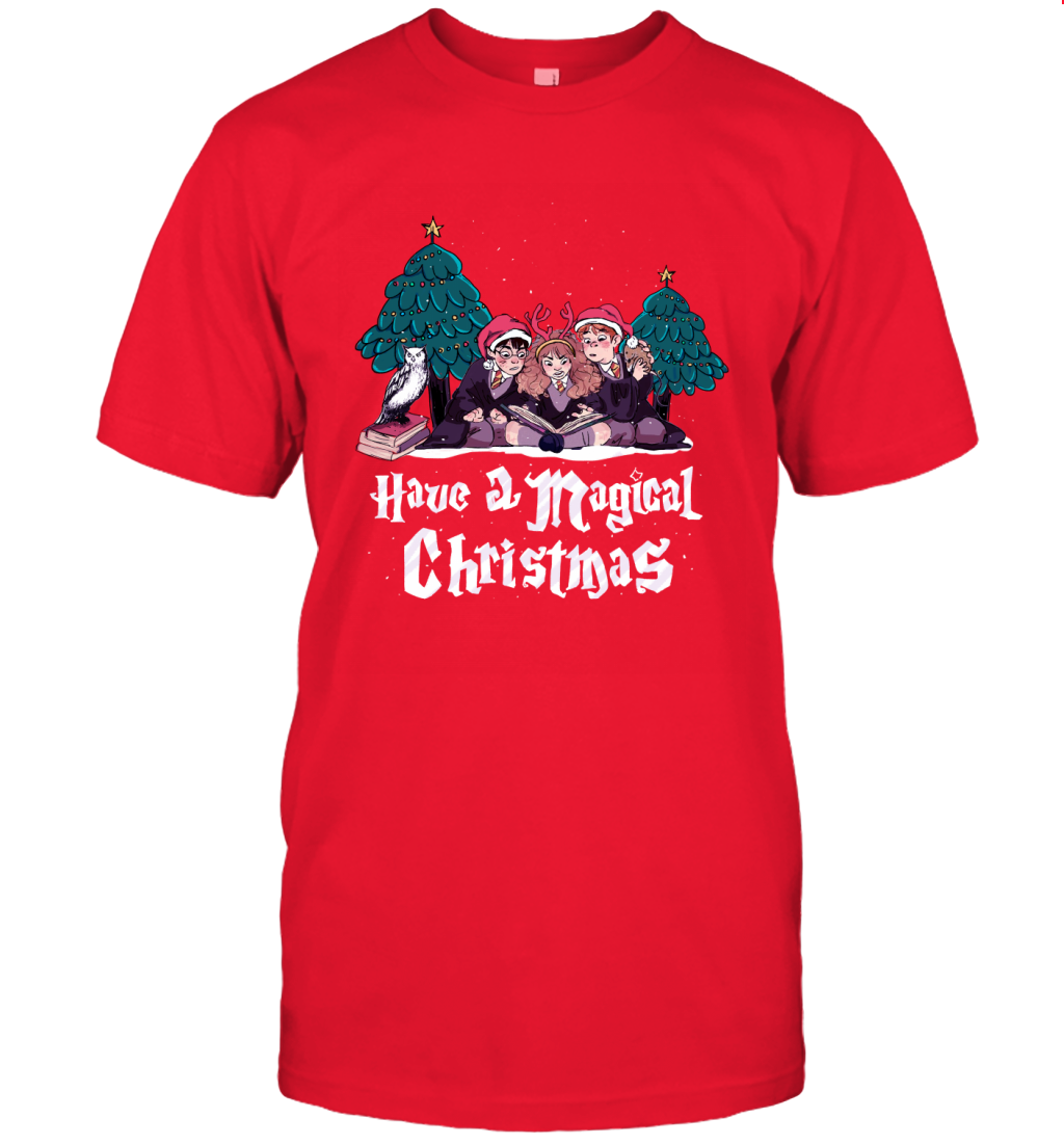 Have A Magical Christmas Harry Potter T-Shirt T-Shirt Red