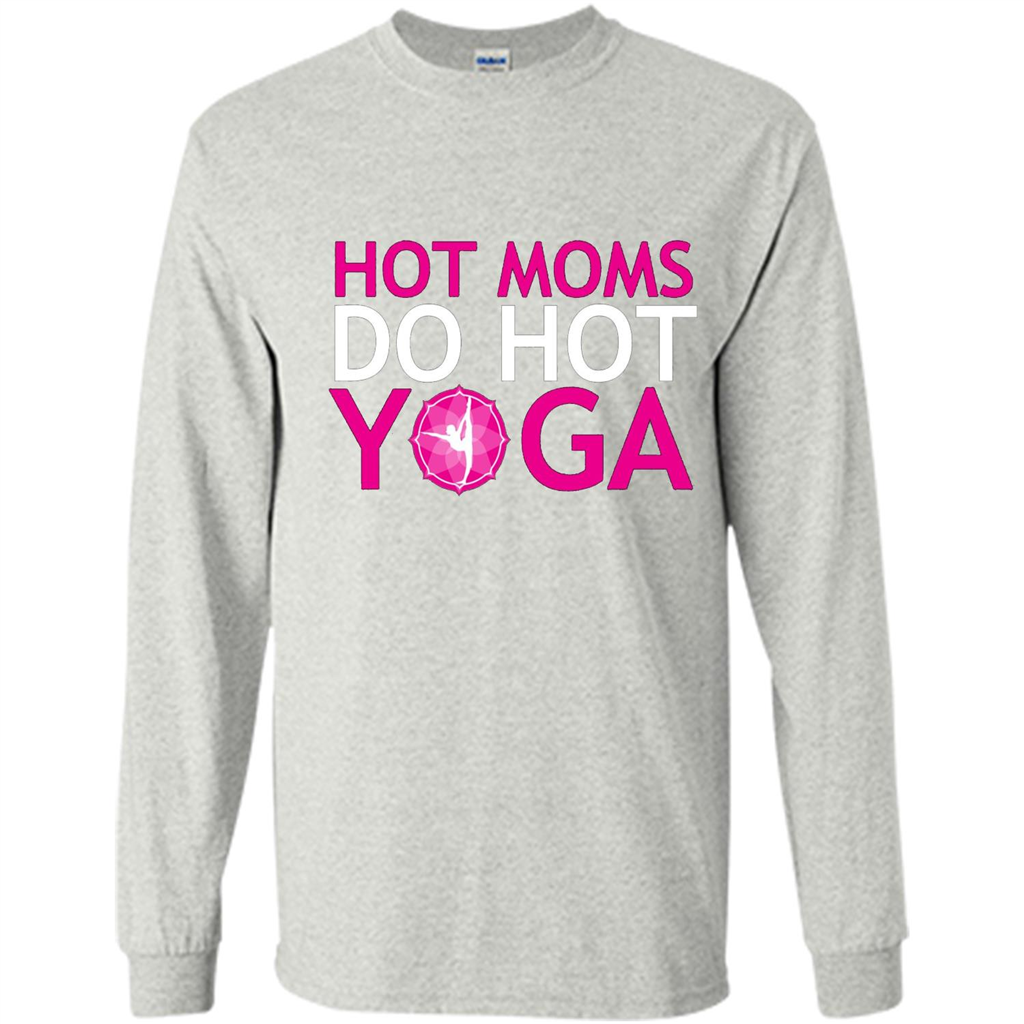 Hot Moms Do Hot Yoga T-shirt Ash
