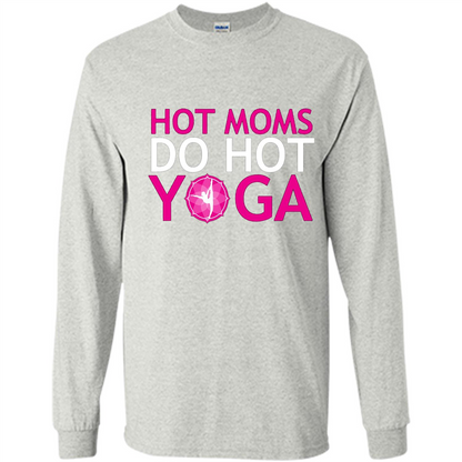 Hot Moms Do Hot Yoga T-shirt Ash