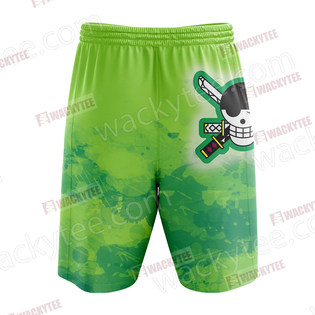 One Piece Zoro Unisex 3D Beach Shorts