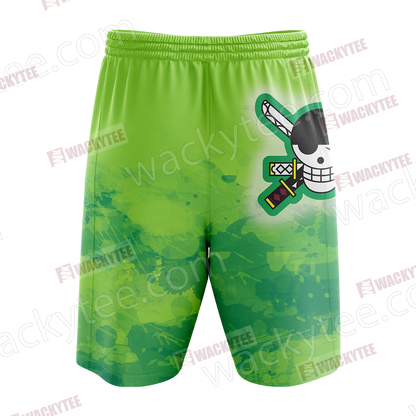 One Piece Zoro Unisex 3D Beach Shorts