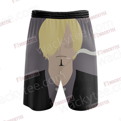 One Piece Vinsmoke Sanji Minimalist Beach Shorts