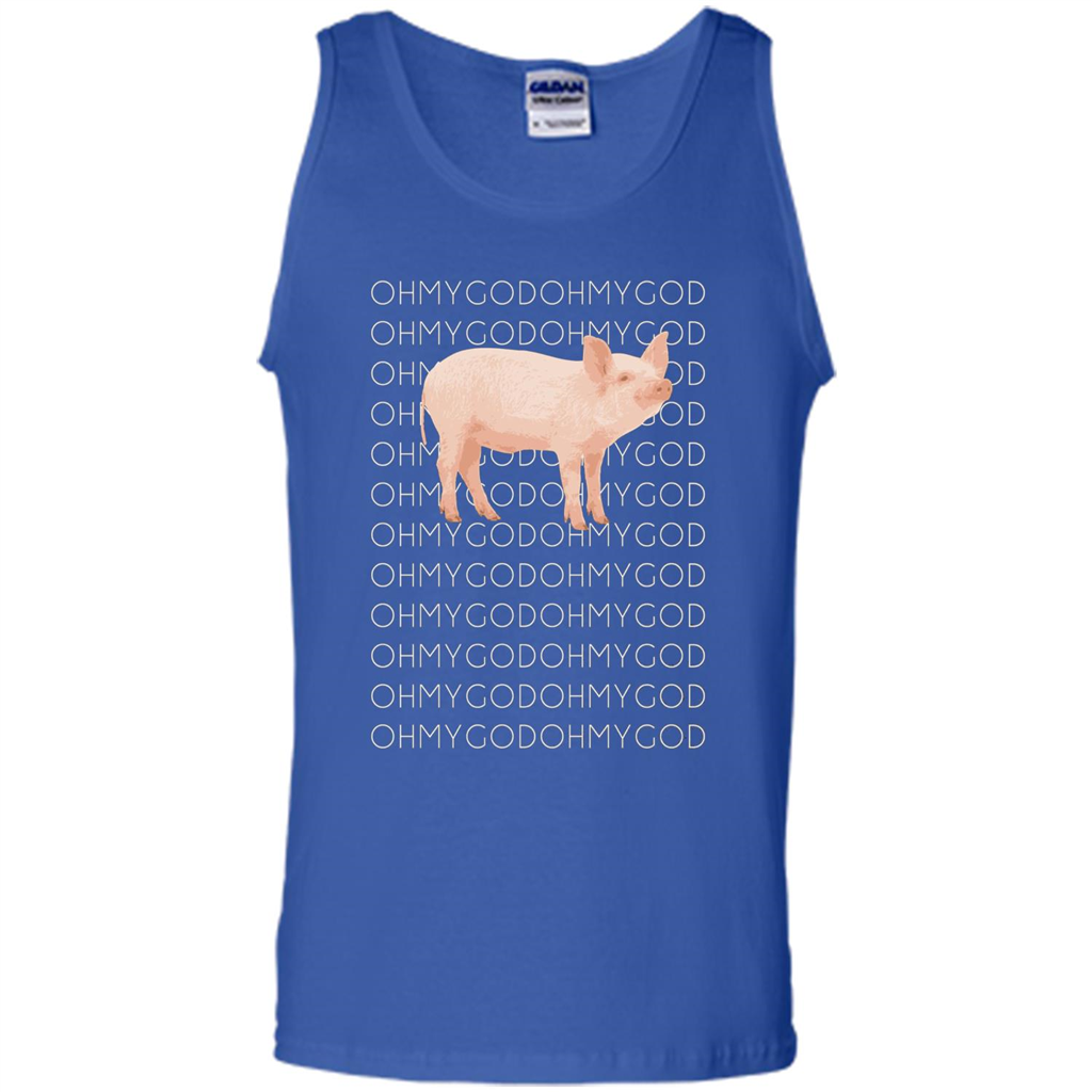 Oh My God Pig T-shirt Cute Pig T-shirt Royal