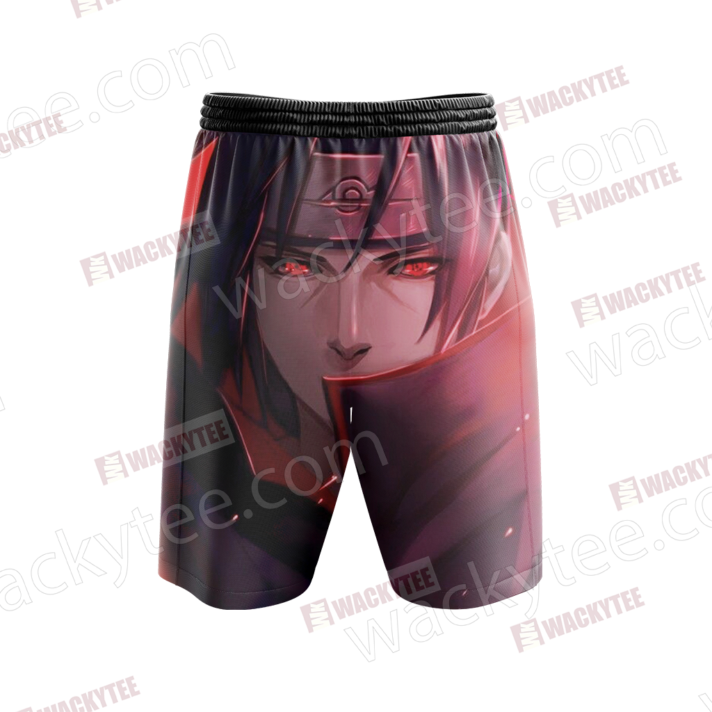 Naruto Uchiha Itachi New Look 3D Beach Shorts
