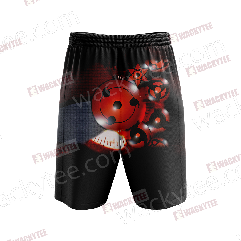 Naruto - Sharingan Beach Shorts
