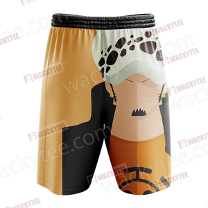 One Piece Trafalgar D. Water Law Minimalist Beach Shorts