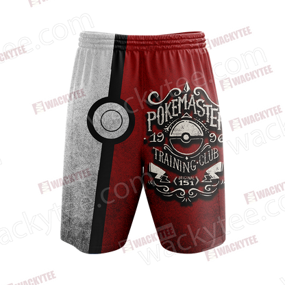 Pokemon - Pokemaster Training Club Unisex Beach Shorts