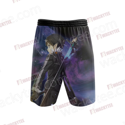Sword Art Online Kirito Beach Shorts