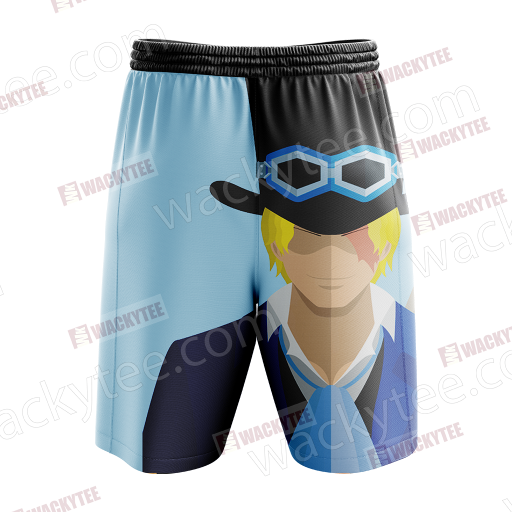 One Piece Sabo Minimalist Beach Shorts