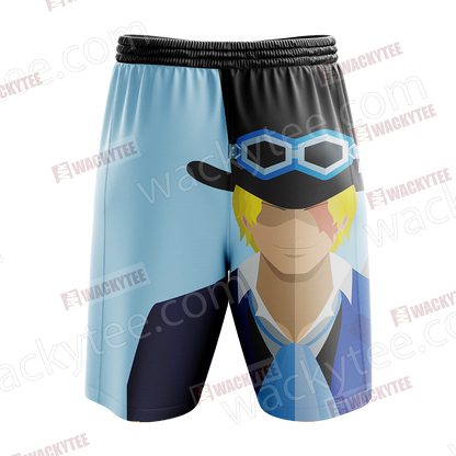 One Piece Sabo Minimalist Beach Shorts