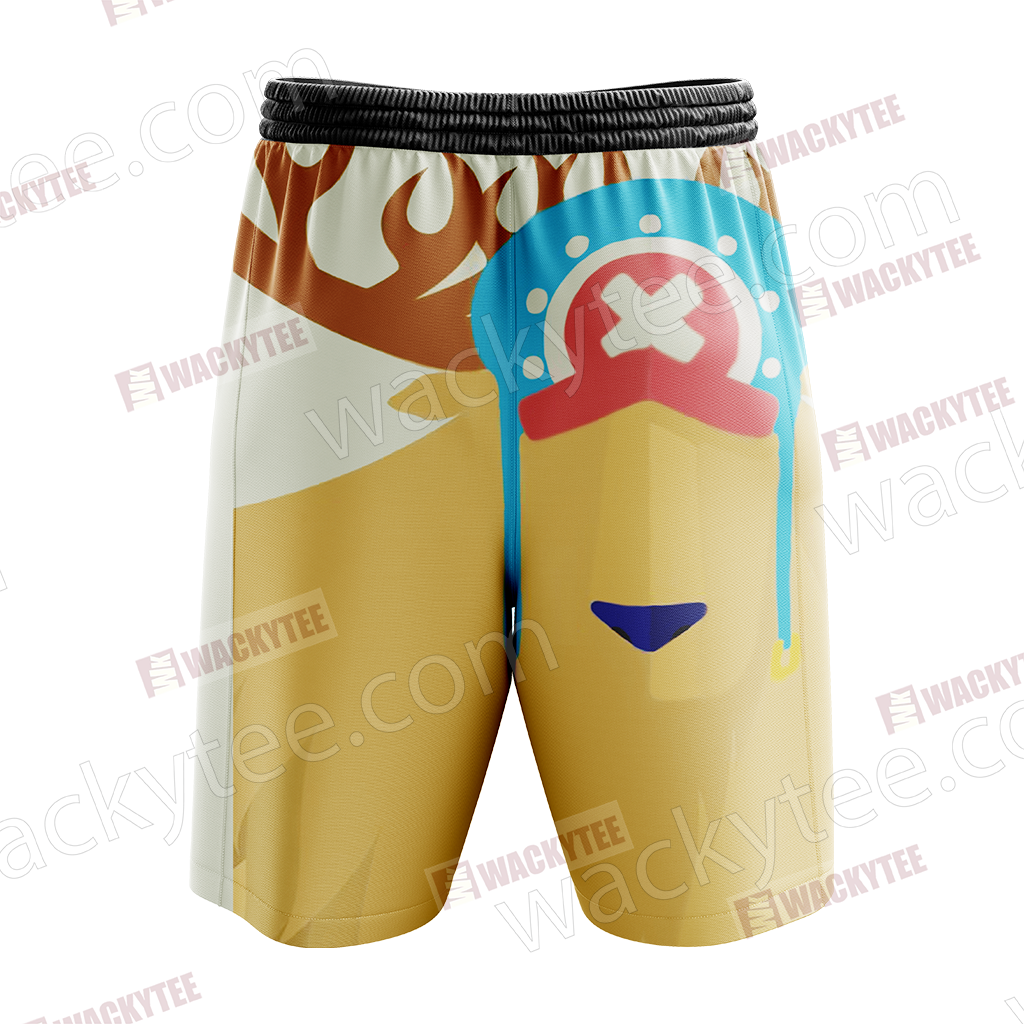 One Piece Tony Tony Chopper Monster Minimalist Beach Shorts
