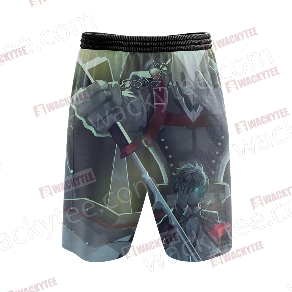 Persona 3 Thanatos And Makoto Yuuki Beach Shorts