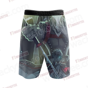 Persona 3 Thanatos And Makoto Yuuki Beach Shorts