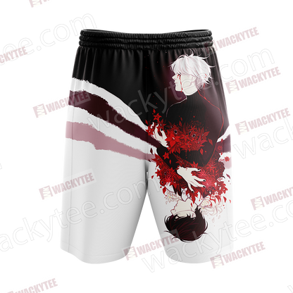 Tokyo Ghoul - Kaneki Ken New Version Beach Shorts