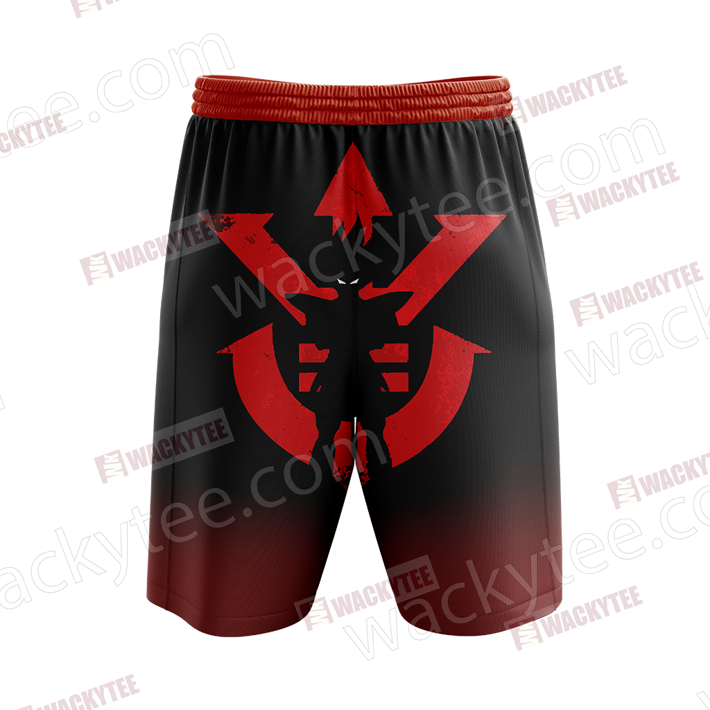 Dragon Ball - King Vegeta Cosplay Unisex 3D Beach Shorts