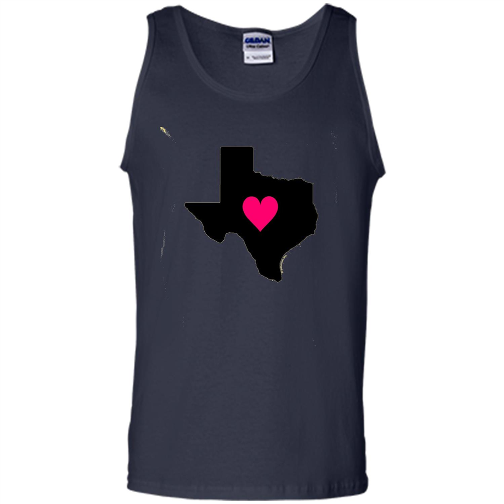 Texas - My Heart Is In Texas T-shirt Navy