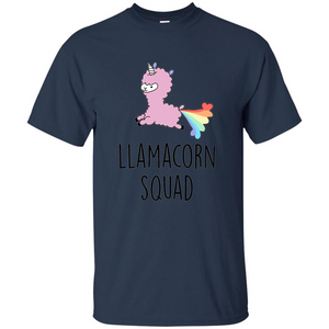 Llamacorn Squad Funny Llama Unicorn T-Shirt