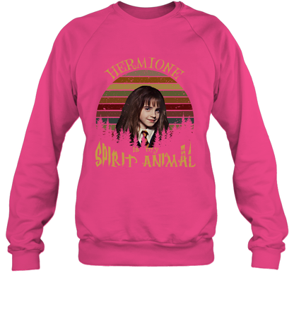 Hermione Is My Spirit Animal Harry Potter Fan Sweatshirt Sweatshirt Heliconia