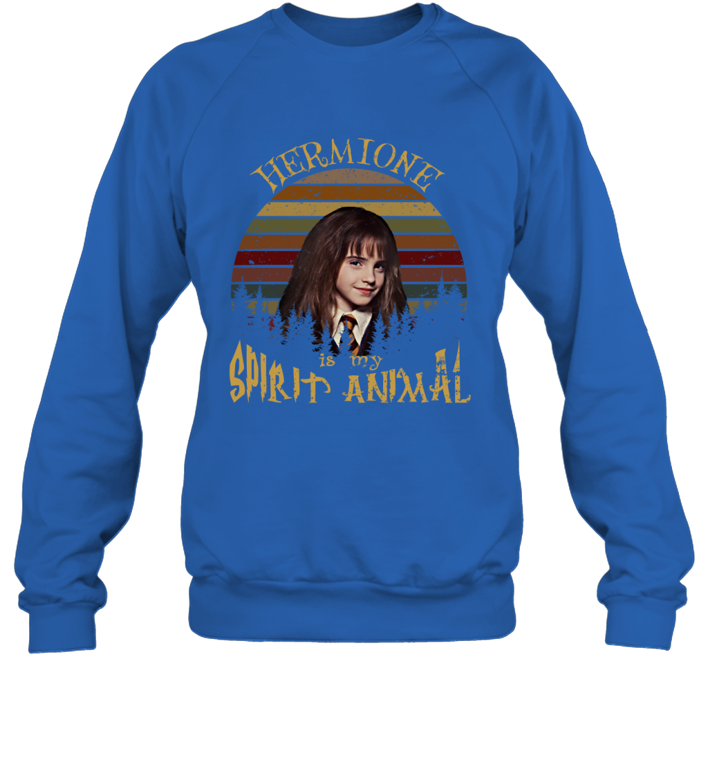 Hermione Is My Spirit Animal Harry Potter Fan Sweatshirt Sweatshirt Royal
