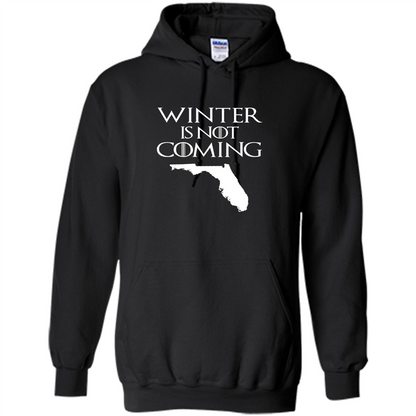 Florida Funny T shirt Winter Is Not Coming Black