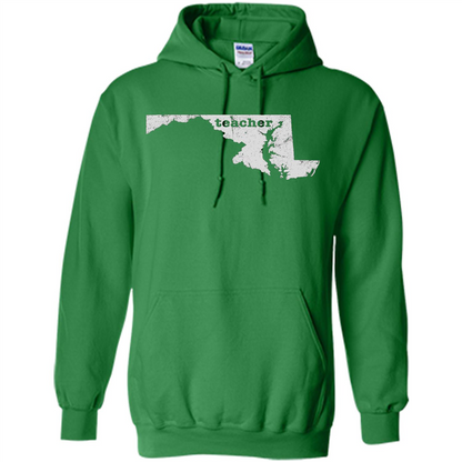 Maryland Teacher Home Style T-Shirt Irish Green