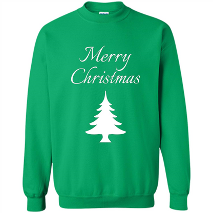 Merry Christmas Xmas Tree T-Shirt Irish Green