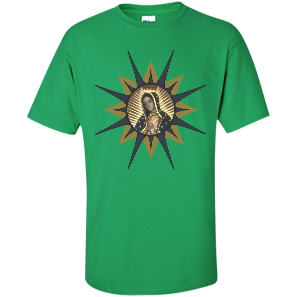 Virgen de Guadalupe T-shirt Irish Green