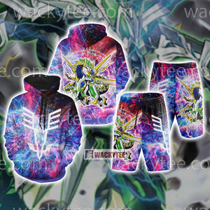 Yu gi Oh! Odd-Eyes Vortex Dragon 3D Beach Shorts