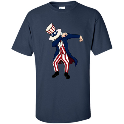 Independence Day 4th of July T-shirt Dabbing Navy
